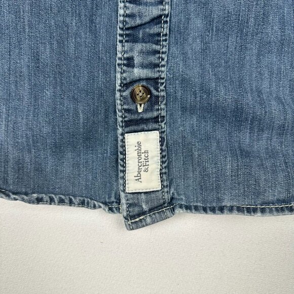 Abercrombie & Fitch Denim Chambray Shirt - Picture 4 of 6